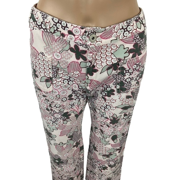 MAXMARA Weekend Floral jeans size 2 made in Italy - Picture 2 of 9